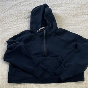 Lululemon 1/2 zip scuba NAVY m/l